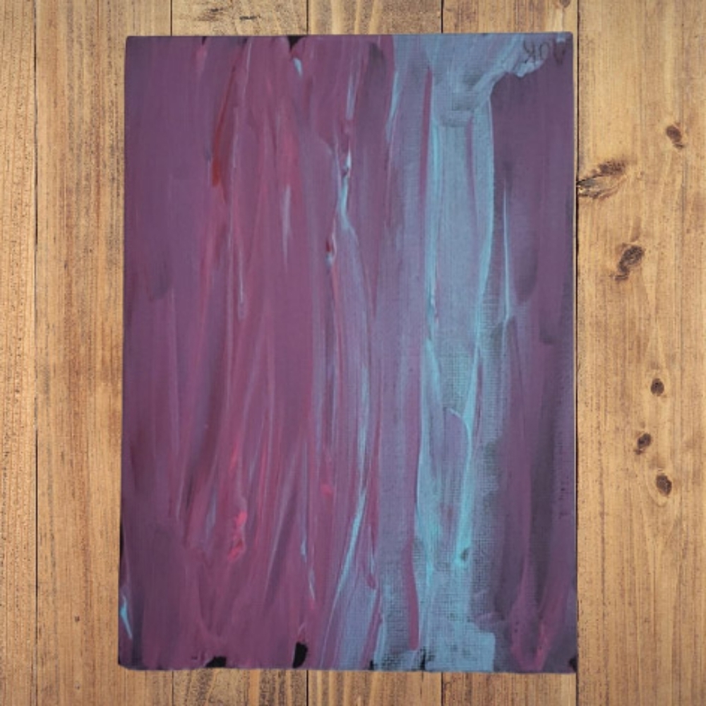 Blooming Winters Acrylic Painting